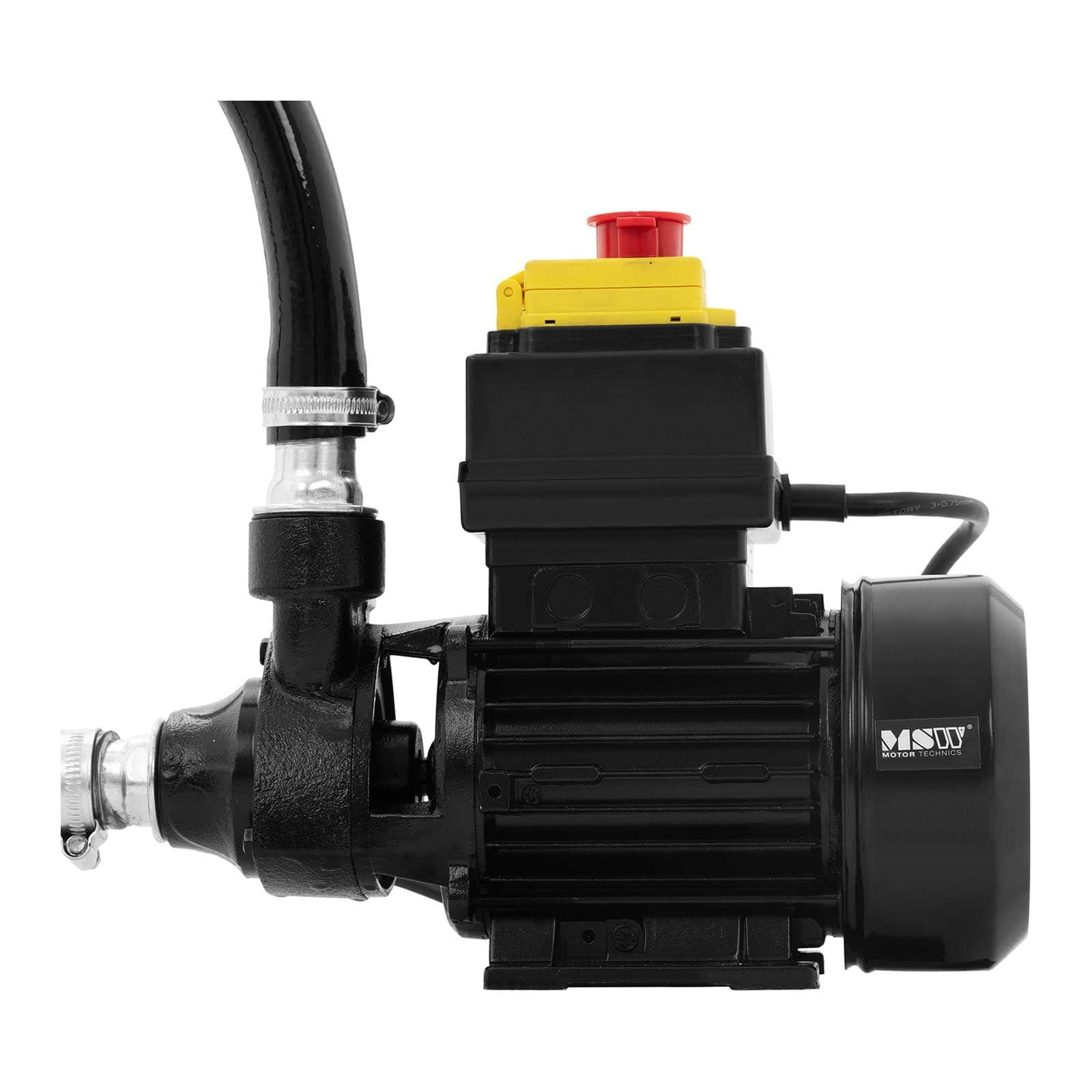 MSW Pompa Contalitri Gasolio Pompa Travaso Gasolio MSW-OP40S (40 l/min, Con accessori, 3.500 giri/min, Ferro, 370 W)
