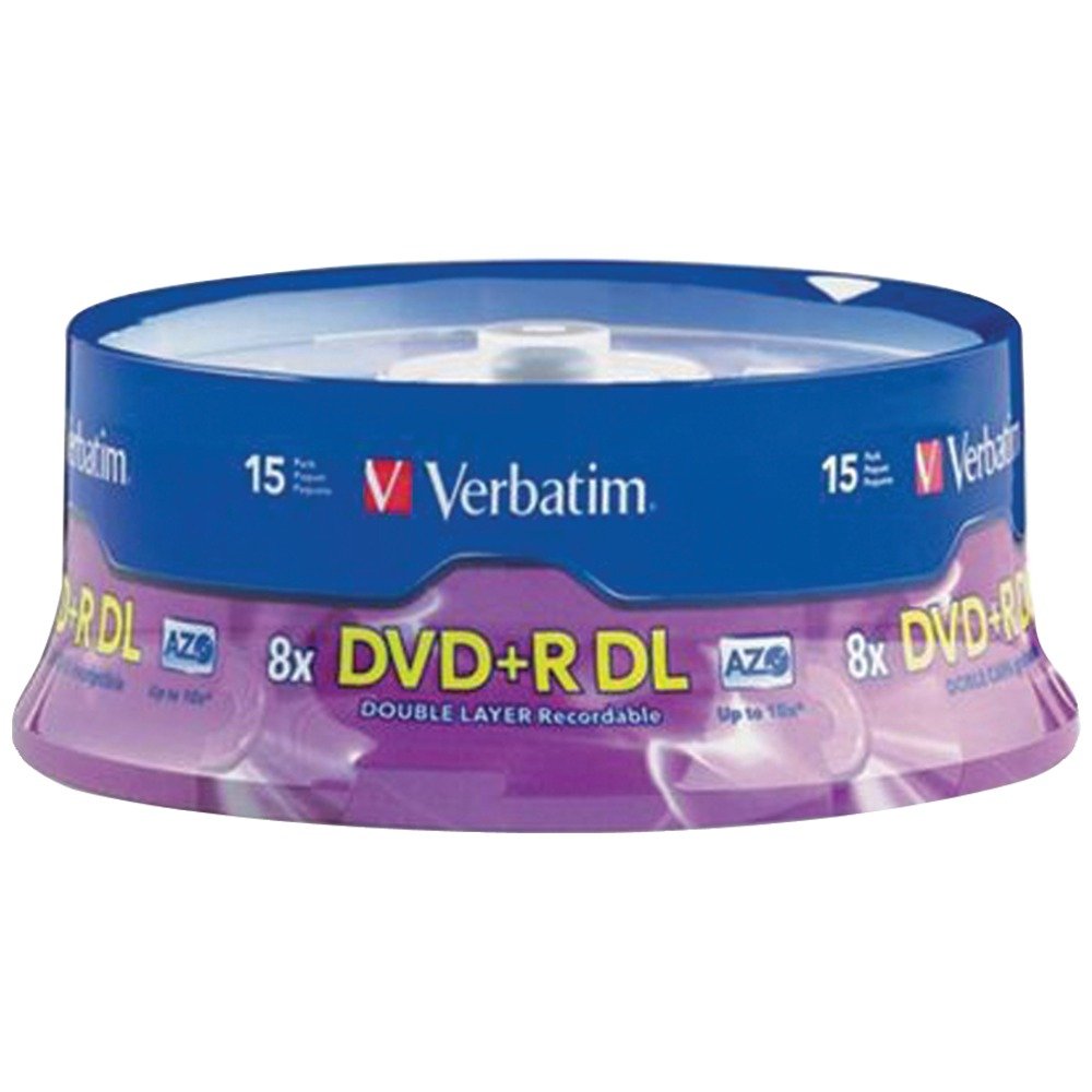 Amazon.com: VER95484 - Verbatim DVD+R DL 8.5GB 8X with Branded