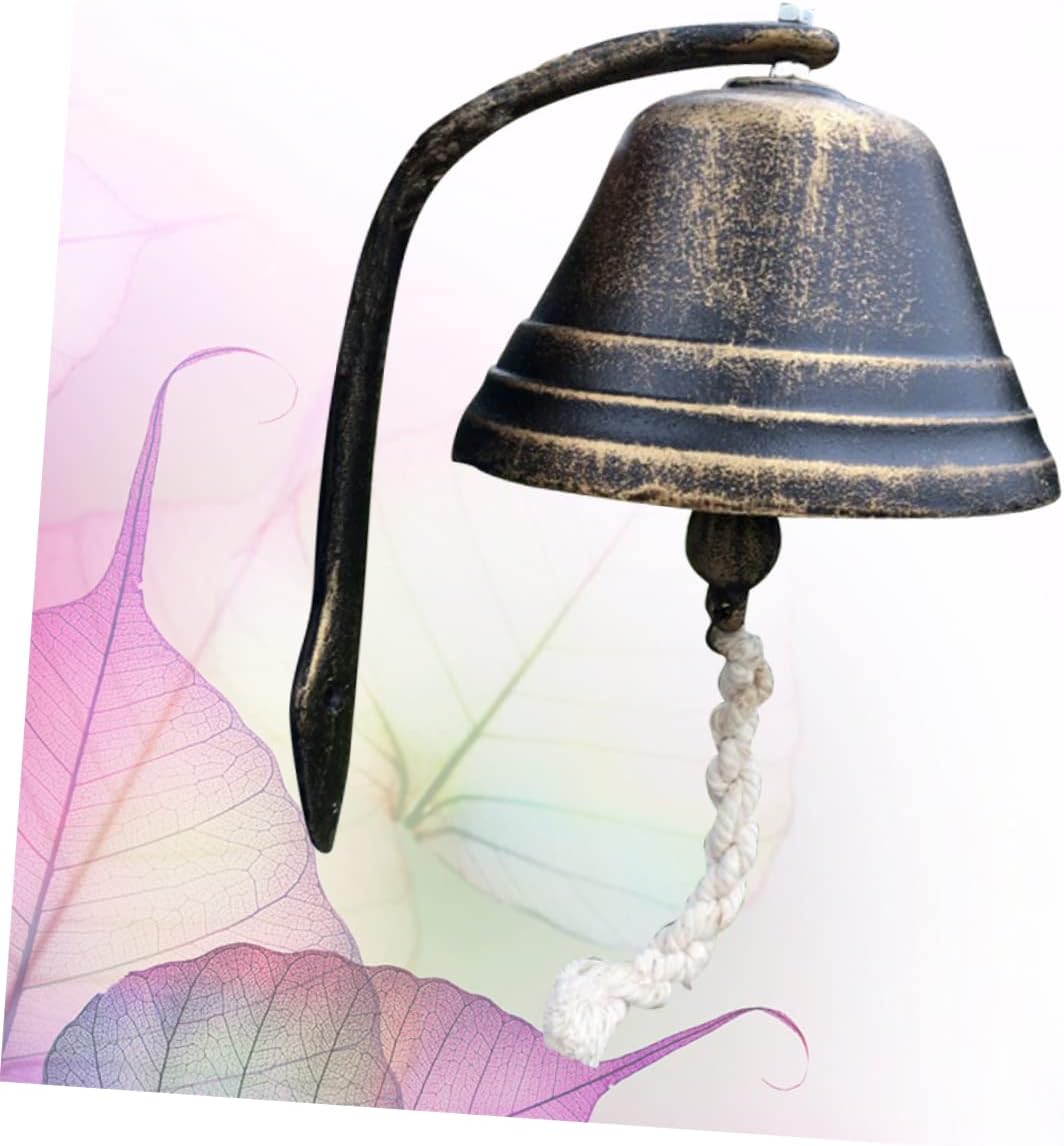 Retro Cast Iron Doorbell Small Bell for Commercial Entry Vintage Shop Decoration