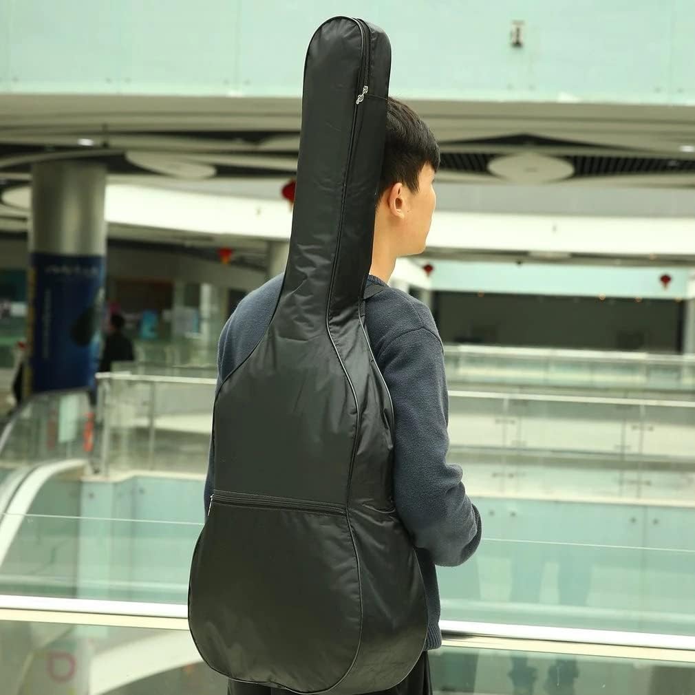 Guitar Storage Bag Nylon Acoustic Performance Soft Shell Sleeve With Adjustable Strap