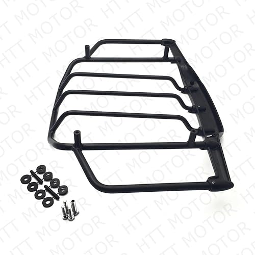 Miniatura 4 de HTTMT MT502-008-M - Portaequipajes plano negro compatible con el paquete de maletero Air Wing Tour Pak 1993-2013