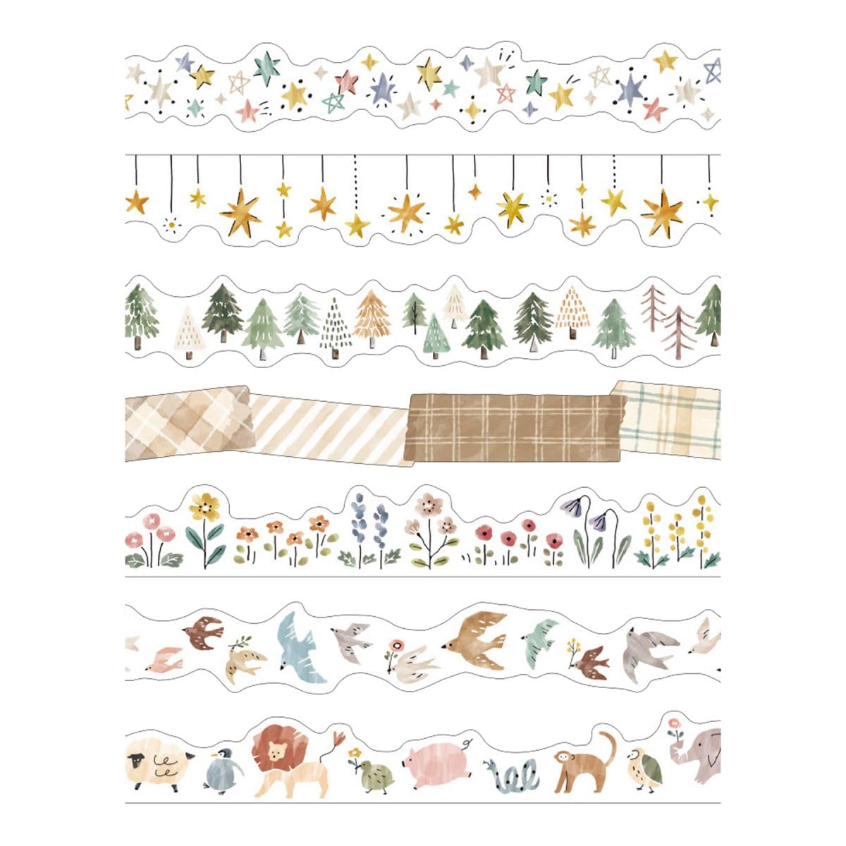 Amazon | COZY コウジー マスキングテープ ダイカット【バード】マステ