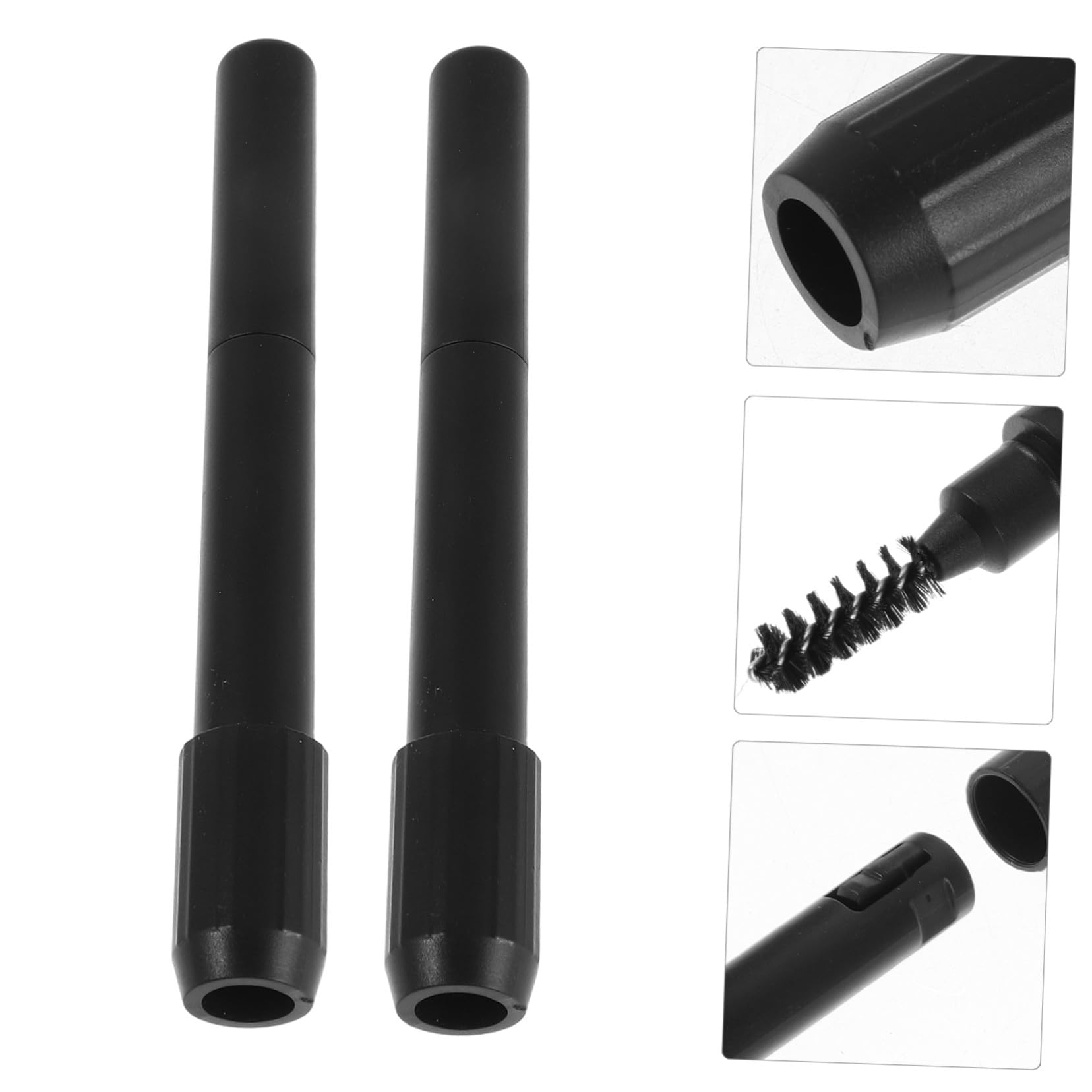 60 Stck. Teiliges Augenbrauenstift Verlängerer mit Sanfter Bürste Stabiler Stifthalter für Präzises Styling Hautfreundlich und Leicht für Make-up Profis und Unterwegs