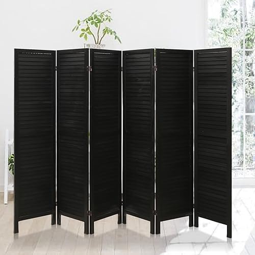 Miniatura 33 de Babion Separadores de habitación de 4 paneles, pantallas de privacidad portátiles y plegables, partición decorativa de habitación para oficina en 4
