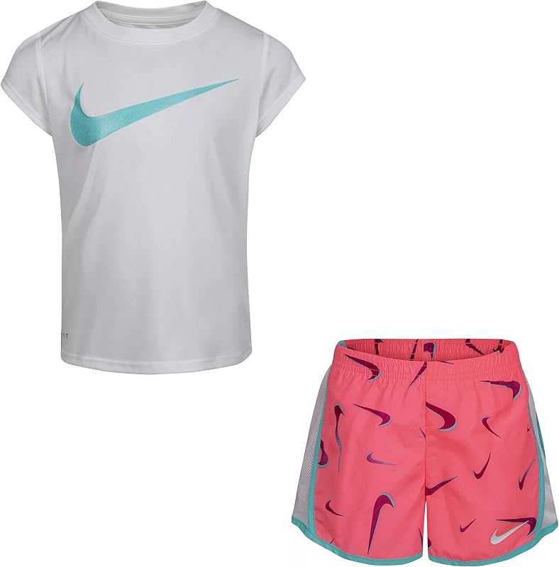 Baby-Girls Graphic T-Shirt and Shorts 2-Piece SetTracksuit