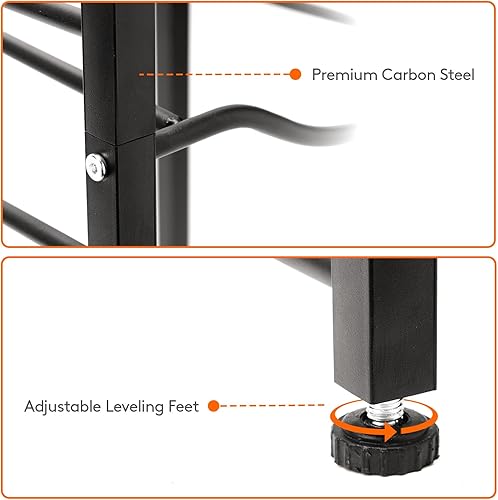 Miniatura 4 de Lifewit Soporte para jarra de agua de 5 galones, soporte para botella de agua de 3 niveles, dispensador de agua resistente con 3 ranuras para jarras