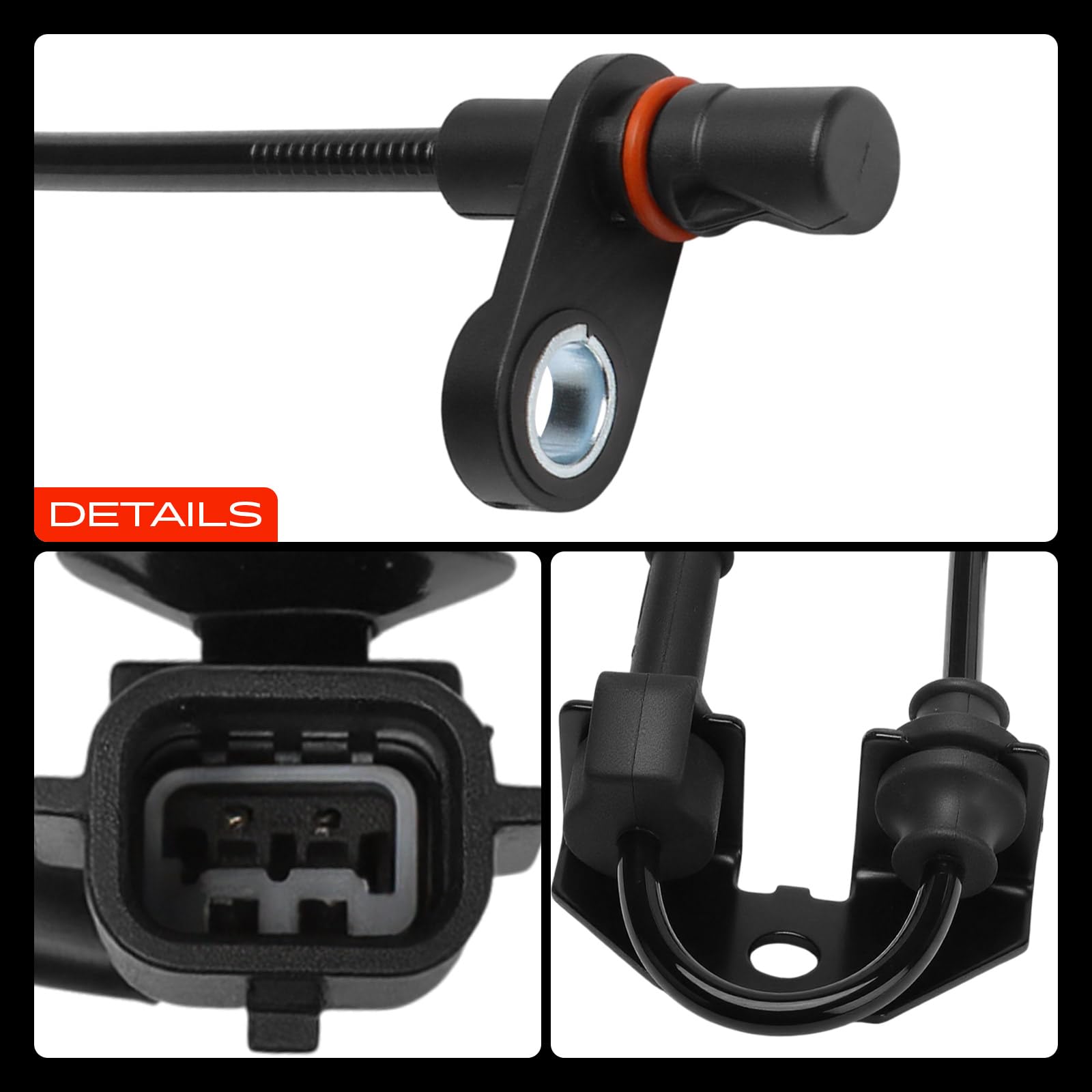 Frankberg 4x Sensore di velocità Sensore Velocità Ruota Sensore ABS di velocità ABS Anteriore Posteriore Compatibile con Swift IV FZ NZ 2010-2025 Replace# 31581,109563