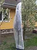 Ampelschirm Schutzhülle weiß Ø2-4m Reißverschluss PE Schutzhaube Abdeckung