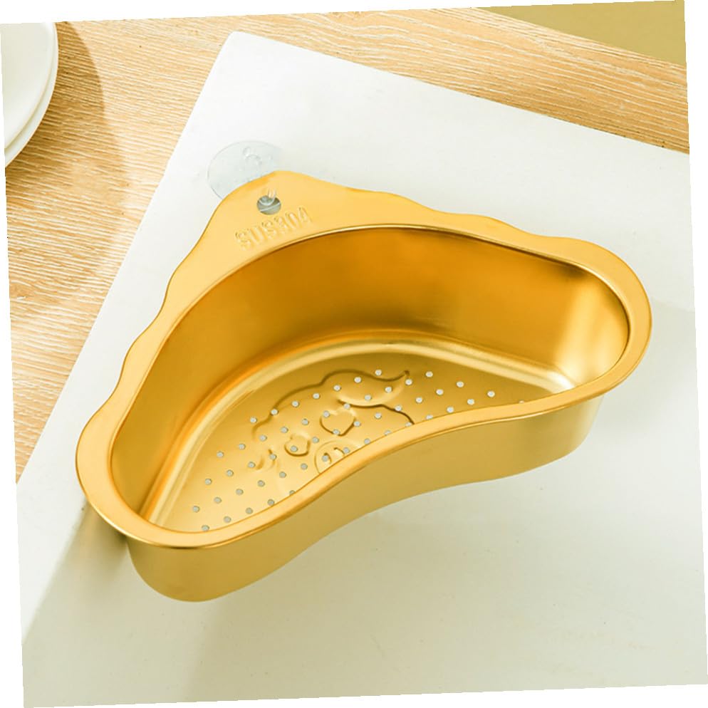 Colador Triangular de Acero Inoxidable para Fregadero de Cocina miniatura 7