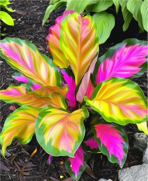 Hosta Bulbs in Bulk: Hardy Perennial Splendor for Breathtaking Garden Displays, Potted Plants-15 Bulbs-D