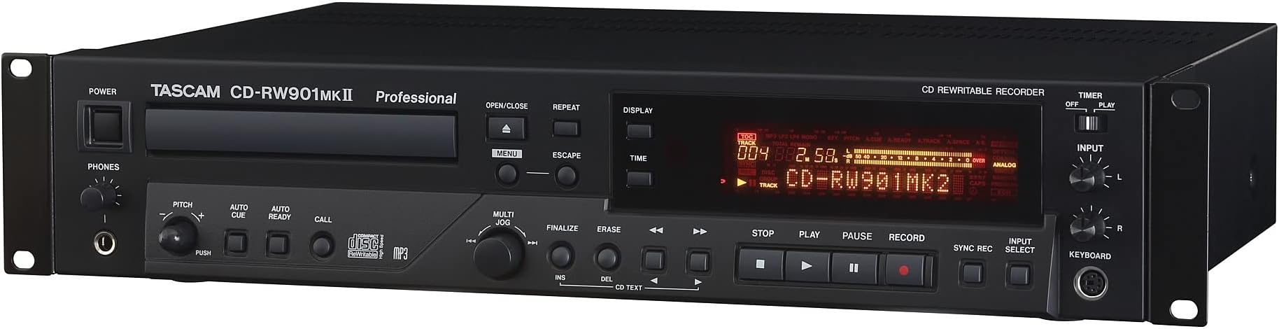 Tascam CD-RW901MKII Professional Audio CD Recorder