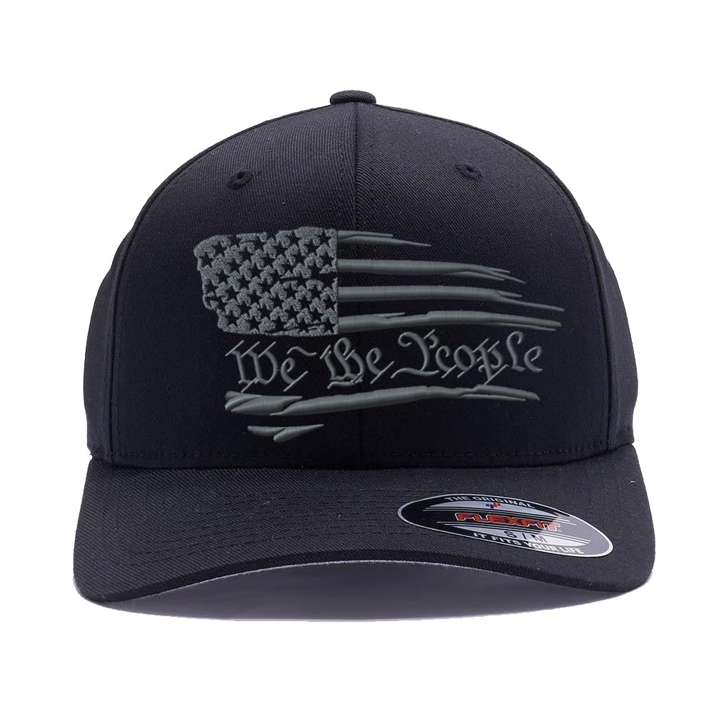 GNB CUSTOM EMBROIDERY LLCFlexfit 2A 1791 and We The People - Protect The 2nd Amendment hat- Flexfit hat, Black, L-XL