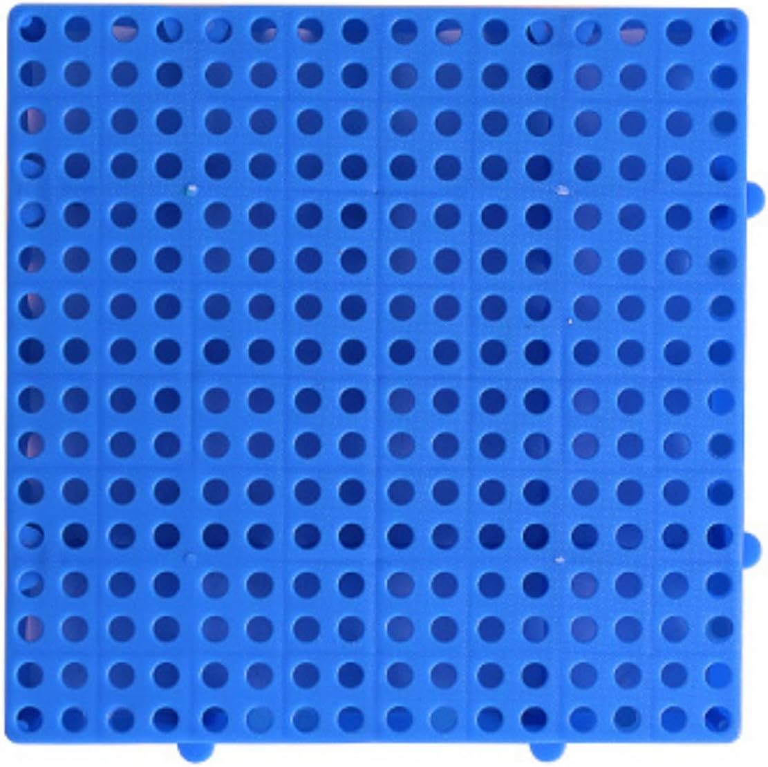 10pcs Lightweight Plastic Pallets, Waterproof Breathable Grid Ventilation Pallet, Indoor & Outdoor Storage Grid Pad, Easy to Stack for Kennel Garden Basement Patio (Color : Blue, Size :12inx