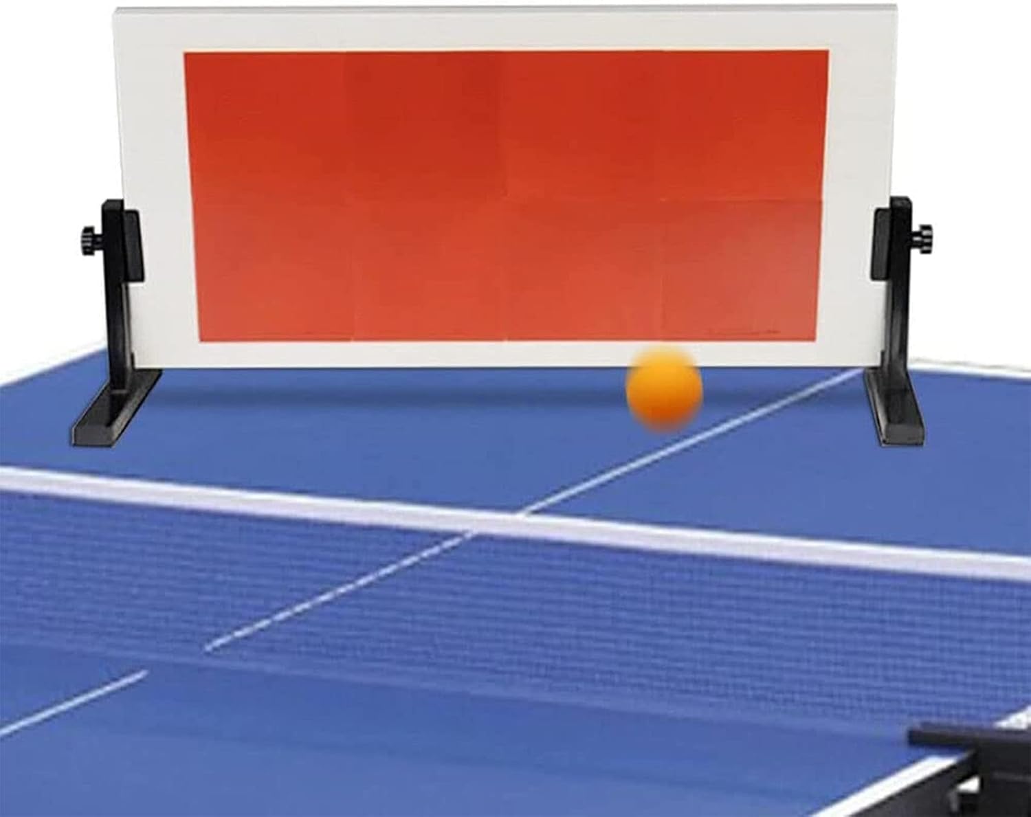 Table Tennis Rebound Board self-Trainer 8 Pieces of Rubber Ball Return Device Vertical Table Tennis Rebound Board Indoor self-Learning Table Tennis Accessories