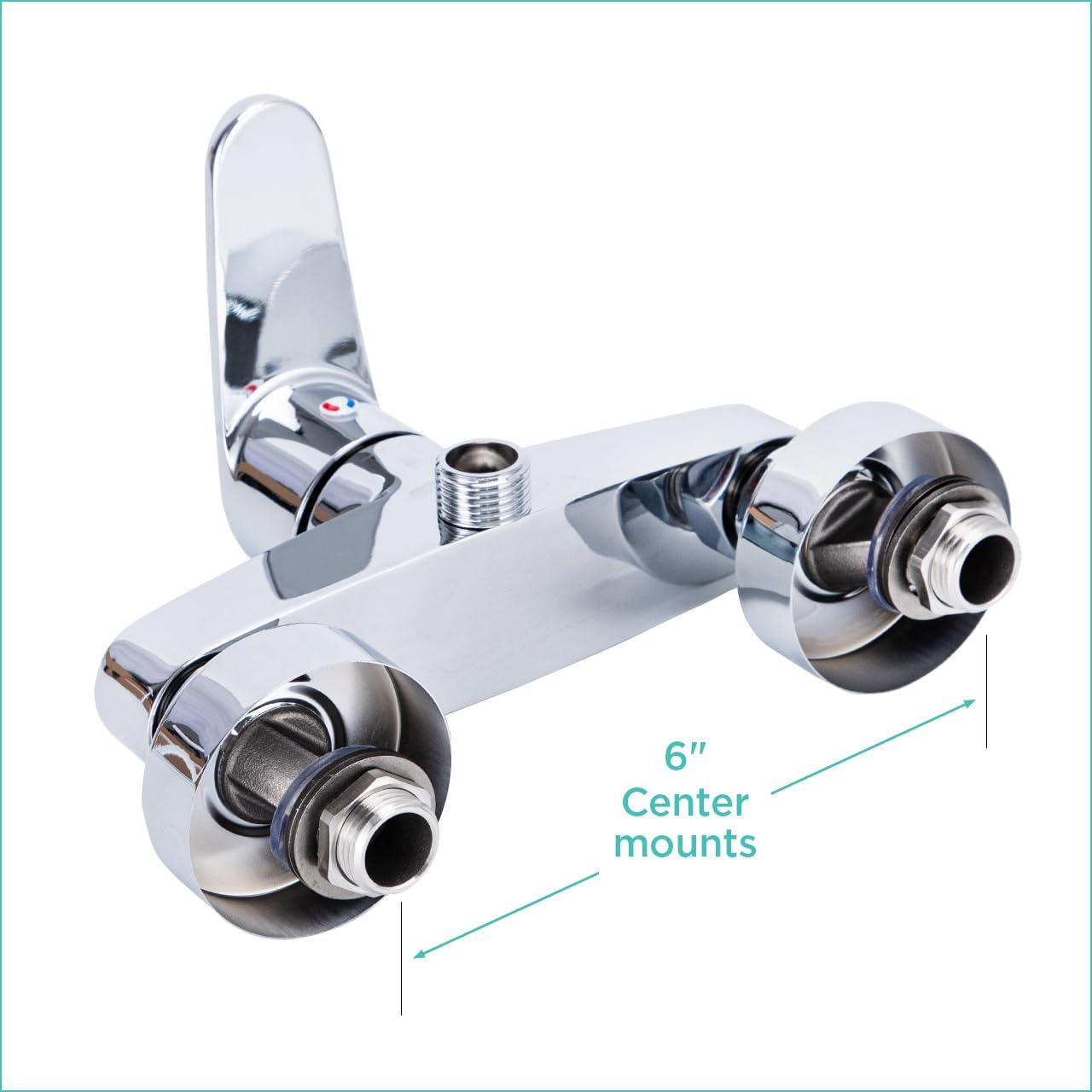 GROOMER ESSENTIALS Lever Faucet for Grooming Tubs with 6" Center Mounts Compatible Walk-in Tubs, Ideal for Dog Nail Trimmers, Kitchen Essentials, and Kitchen Gadgets