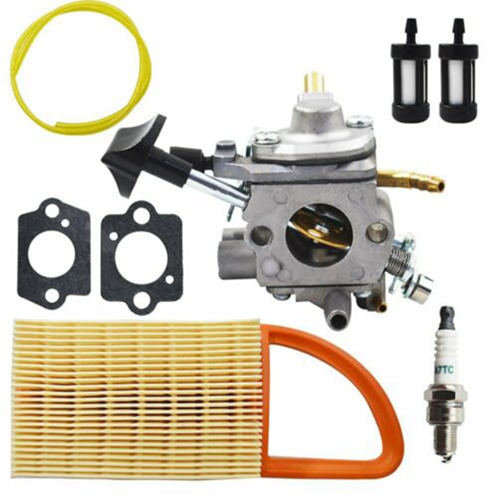 Kit de carburador de sopladores de hojas compatible con Stihl BR500 BR600 BR550 equipo de soplador de mochila, filtro de aire, juntas de línea de combustible, juego de bombillas de imprimación