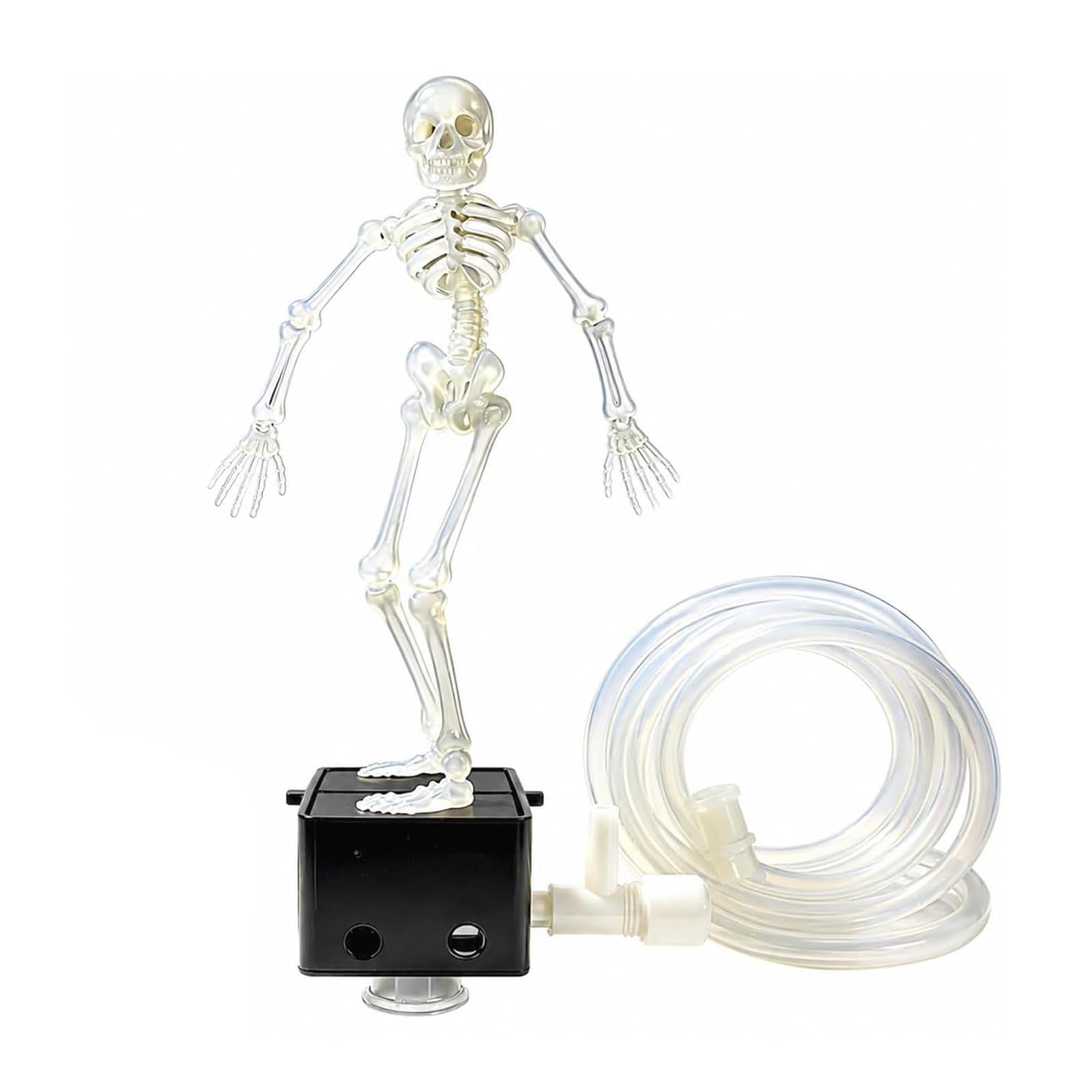 Dancing Skeleton Aquarium Bubbler with 1-Meter Hose for Fish Tanks (1pc)