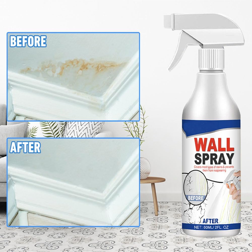 Versatile Wall Repair Paint Wall Spray Paintle，Covers Up Stain Ceiling Paint，Wall Stain Removal Spray ，Repair Cracks The Falling Off of The Wall， Spray Painting for Indoor Renovation (1PCS)