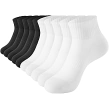 J-BOX Ankle Socks for Women Cotton Breathable Mesh Socks Athletic Running Casual Socks 8/10 pairs