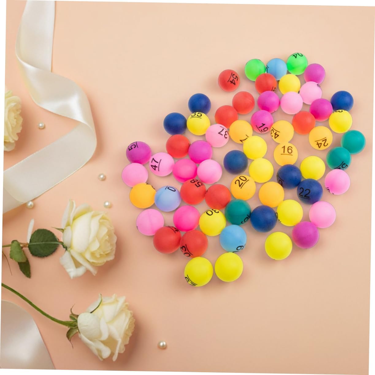 Toyvian 90pcs Colorful Number for Raffle Games and Party Activities Engaging Draw for Bingo and Carnival Prizes for Event Fun