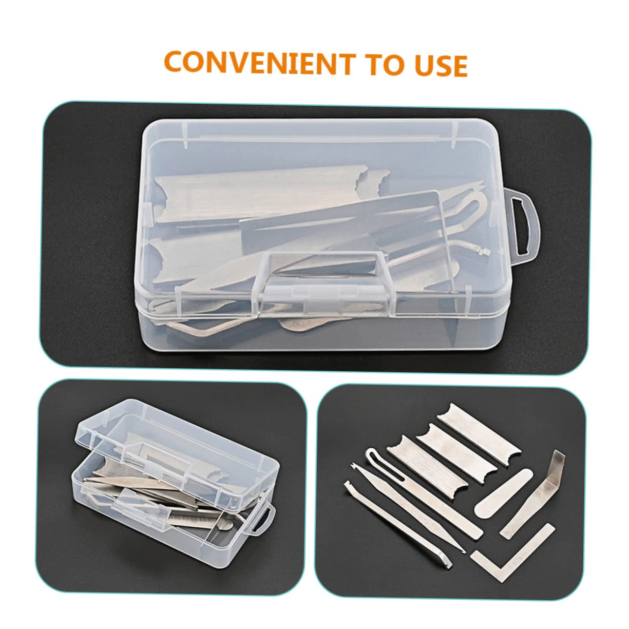 Toyvian 1set Strumenti Per Riparazione Strumenti Fiato Kit Manutenzione Per Clarinetto e Sax Portatile e Leggero Design Ergonomico Facile Da Usare Adatto