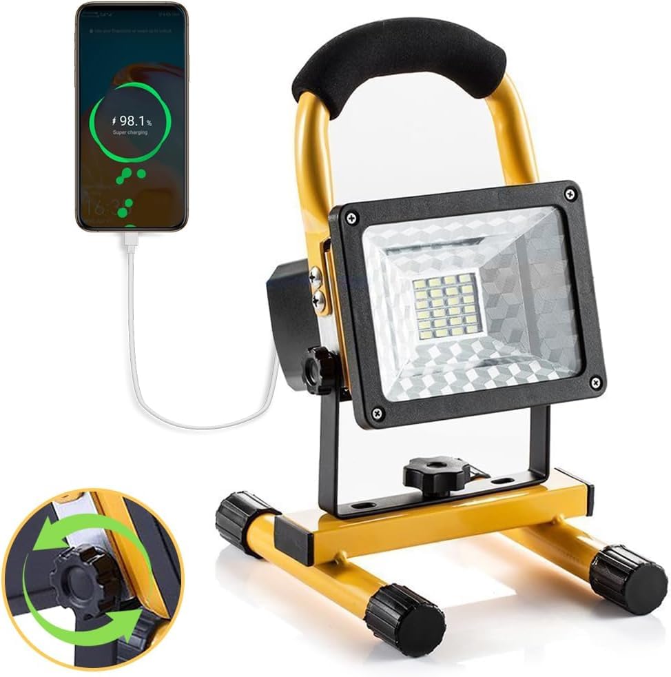 Oxvue Camping Light: Portable, Reliable, and Versatile Illumination for Outdoor Adventures - Includes USB Ports & Li-ion Battery (Yellow) (B0CVTWYSZ3) Amazon Price History, Amazon Price Tracker