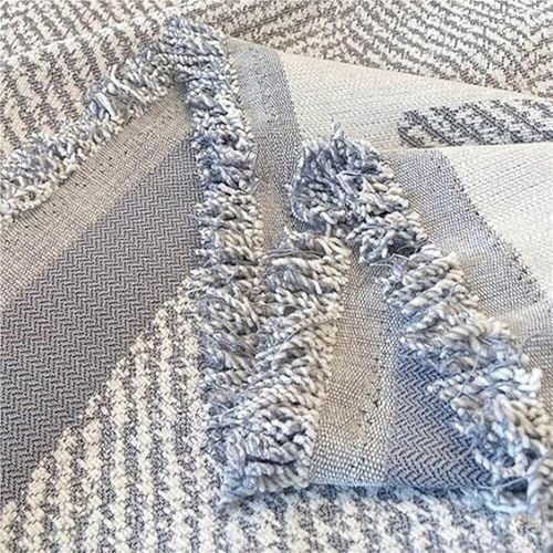 Housse de canapé en chenille de qualité supérieure à franges - 5