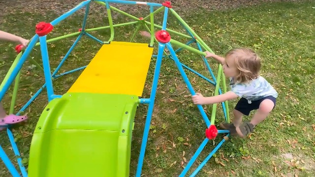 Amazon.com: Zupapa Climbing Dome with Slide, 8FT Jungle Gym