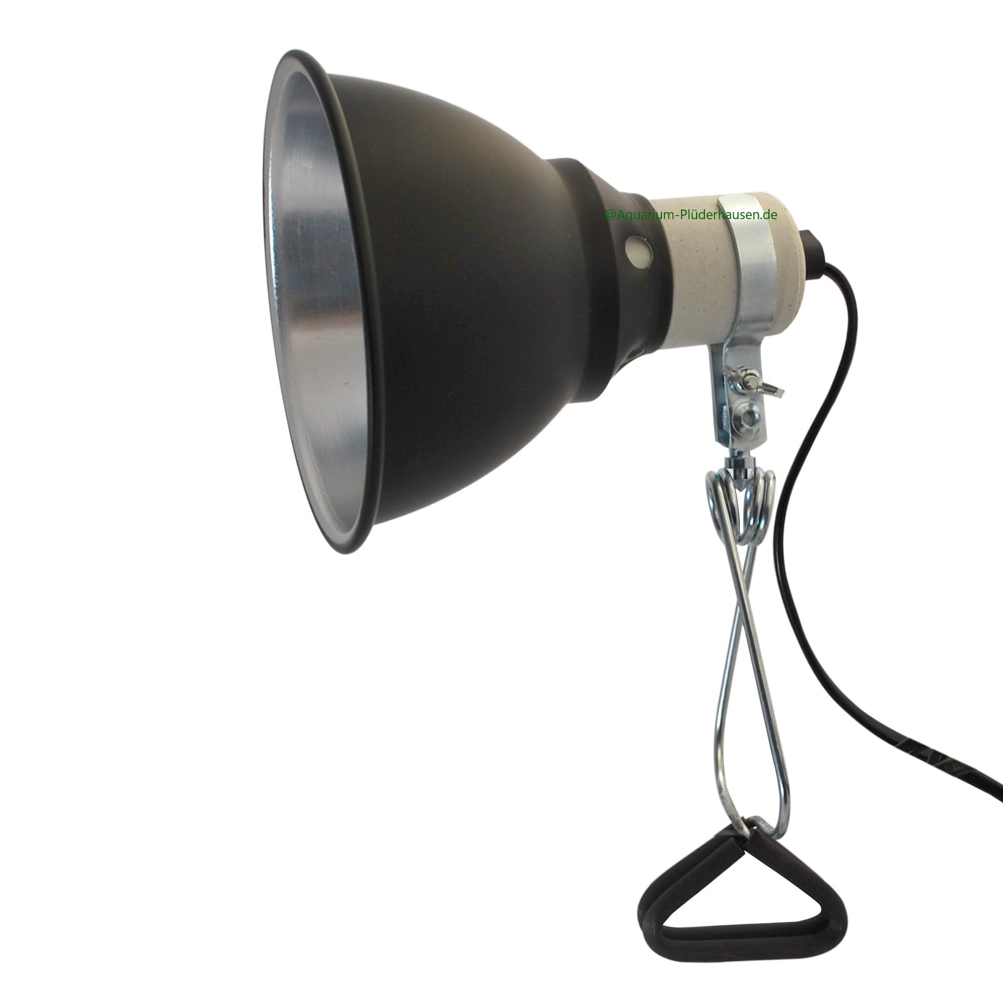 Terrarium Reflektor-Klemmlampe E27 mit Keramiksockel bis 100W Ø 150 mm