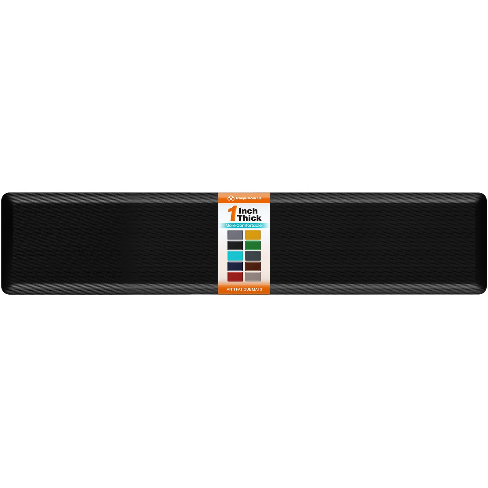 1-Inch Thick Anti-Fatigue Mat for Kitchen and Standing Desk,20"x94.5",Black