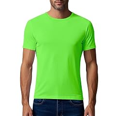 oiangi Mens Workout Shirts Quick Dry Athletic Short Sleeve Gym Tee Moisture Wicking Stretch Crewneck Running Training Comfort