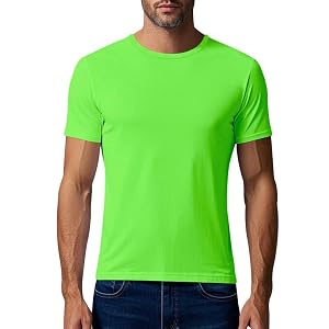 oiangi Mens Workout Shirts Quick Dry Athletic Short Sleeve Gym Tee Moisture Wicking Stretch Crewneck Running Training Comfort