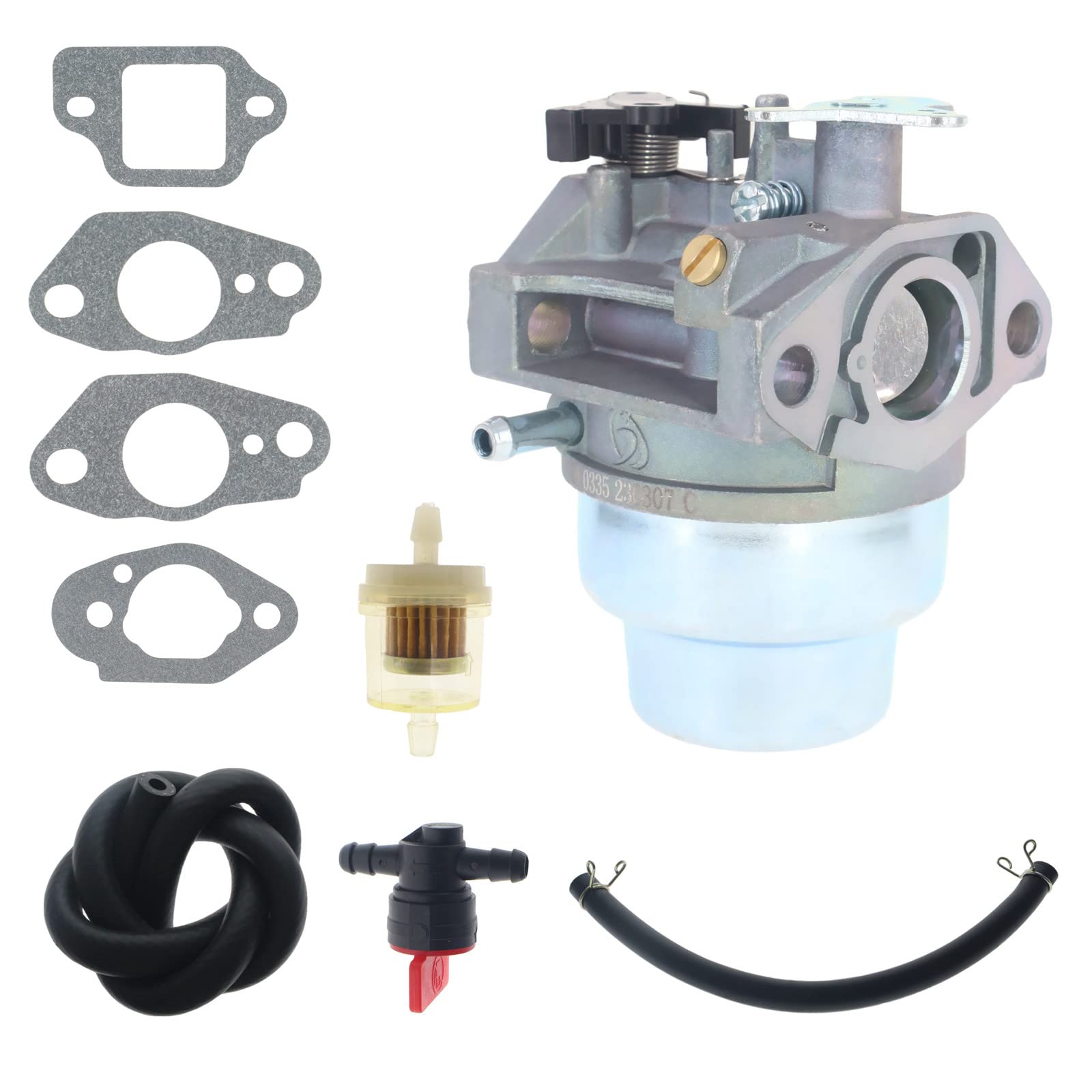Cnfaner EA190V Carburetor for Subaru Robin EA175V EV190A Pressure Washer, for 7021P HU800H HU700L Lawn Mower