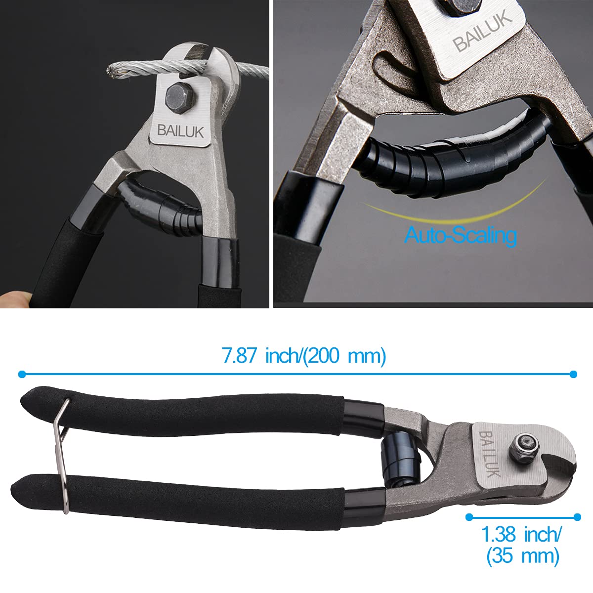 T316 Stainless Steel Cable with Cutter, Aircraft Wire Rope Cable,DIY