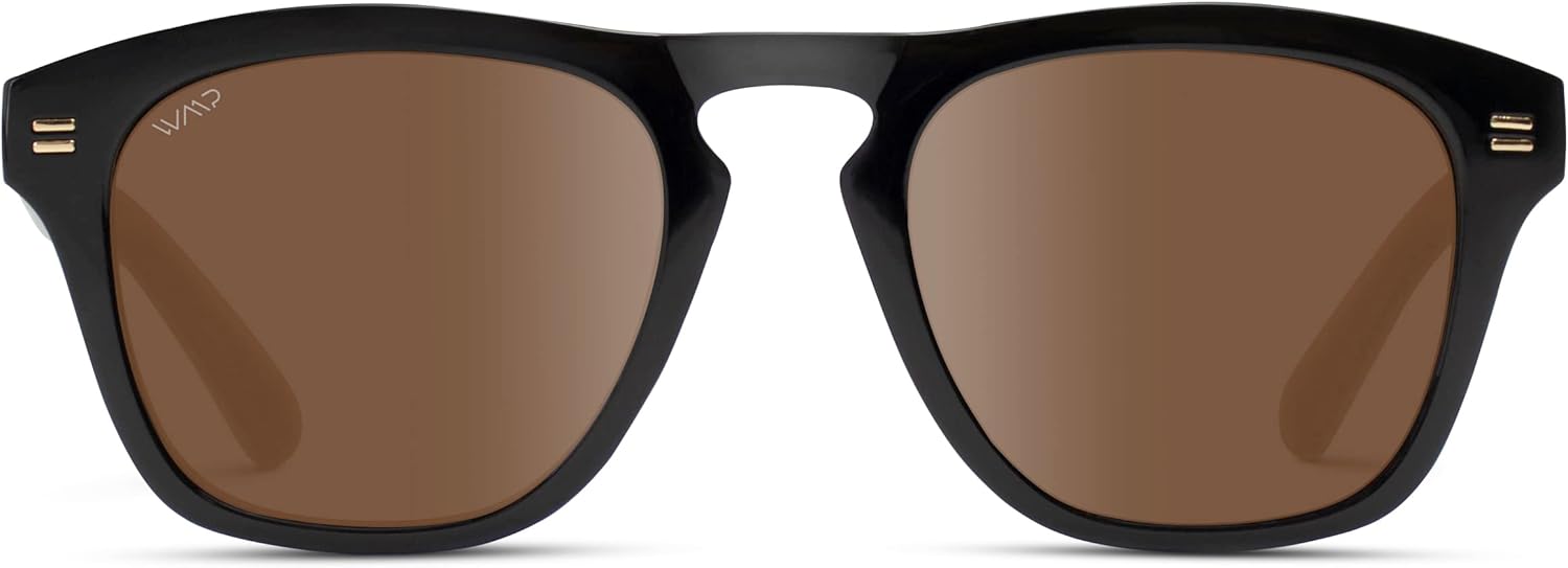 WearMe Pro - Polarized Retro Large Rectangular Mens Sunglasses - Image 2