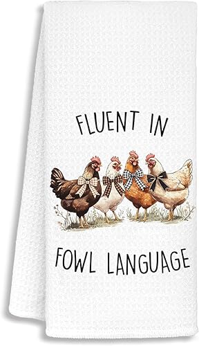 Fowl Language Tea Towel