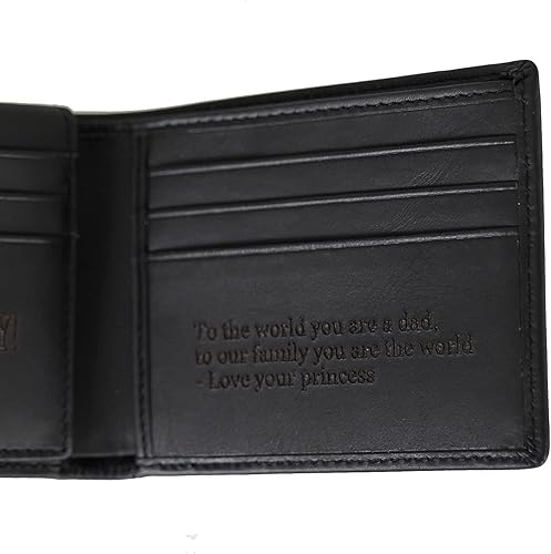 Miniatura 2 de Carteras personalizadas para hombres regalos personalizados para hombres cartera personalizada para hombres cuero de grano completo grabado