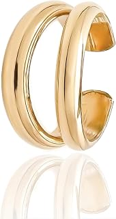 Ear Cuffs for Women, No Piercing, 925 Sterling Silver, 14ga, 10mm diameter, Ear Cartilage Cuff, Ear Cuffs for Women Non Piercing, Small Sterling Silver Ear Cuff, Silver Ear Wrap