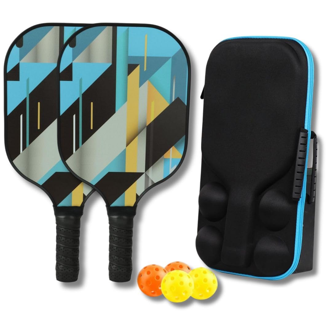 KNK Advanced Pickleball Paddle Set – Durable Carbon Fiber Paddles, 16MM Core & Sweat-Wicking Grip - Review, Price and Buying Guide