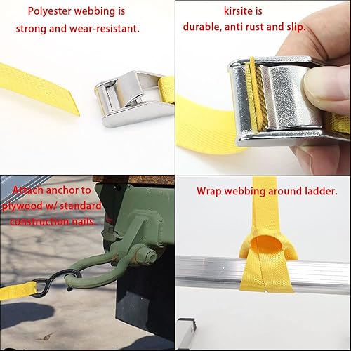Miniatura 4 de Correa de seguridad de rampa de repuesto para carga ATV 2pack