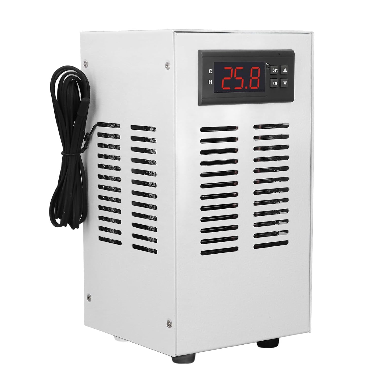 Walfront 20L Aquarium Chiller Water Tank Chiller Hydroponics Cooler Constant Cooling Fish Tank Temperature Controller 72W (US Plug)