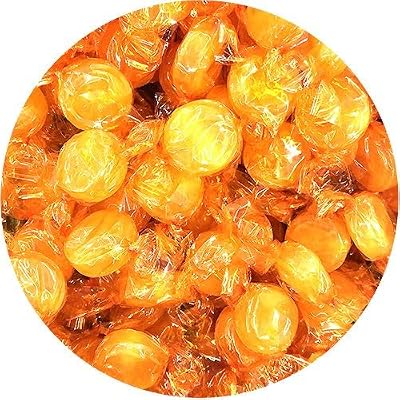 Bayside Candy Butterscotch Hard Candy - Individually Wrapped Candy - Yellow Candy - Butterscotch Discs Buttons (1LB)