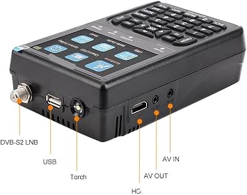 SP-2100 HD SatFinder SP2100 acmバックライト DVB S2 ws6933 MPEG-2/4 デジタル衛星ファインダーメーター 3.5インチLCDスクリーン付き
