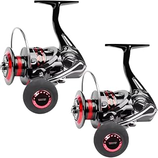 汎用スピニングリール 2000〜4000 最大ドラグ力8kg ギア比5.0:1 左右交換ハンドル タイラバ シーバス ロックフィッシュ エギング 青物 アジング メバリング カサゴ トラウト バス釣り 海水 淡水 [並行輸入品]