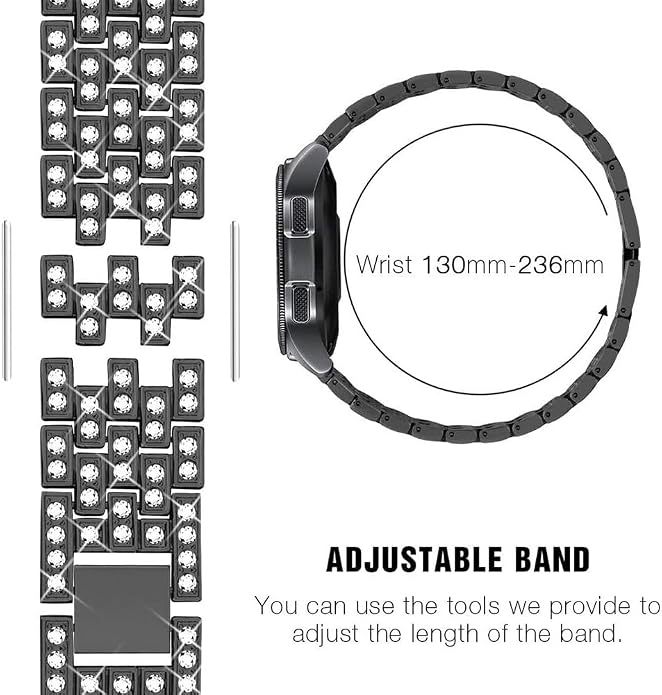 Correa de metal para Galaxy Watch 40mm 44mm, 2 pack, 20 mm miniatura 5