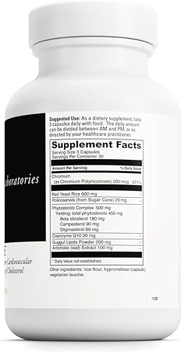 Miniatura 2 de DAVINCI Labs CholestSure Suplemento - Apoya la función cardiovascular, ayuda a mantener niveles saludables de colesterol en un rango normal* - Sin