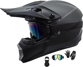 Casco de motocross MTB Fullface, casco de moto para hombre y mujer, casco de motocicleta para adultos, casco de descenso, casco de moto ATV, casco de carretera con guantes gafas