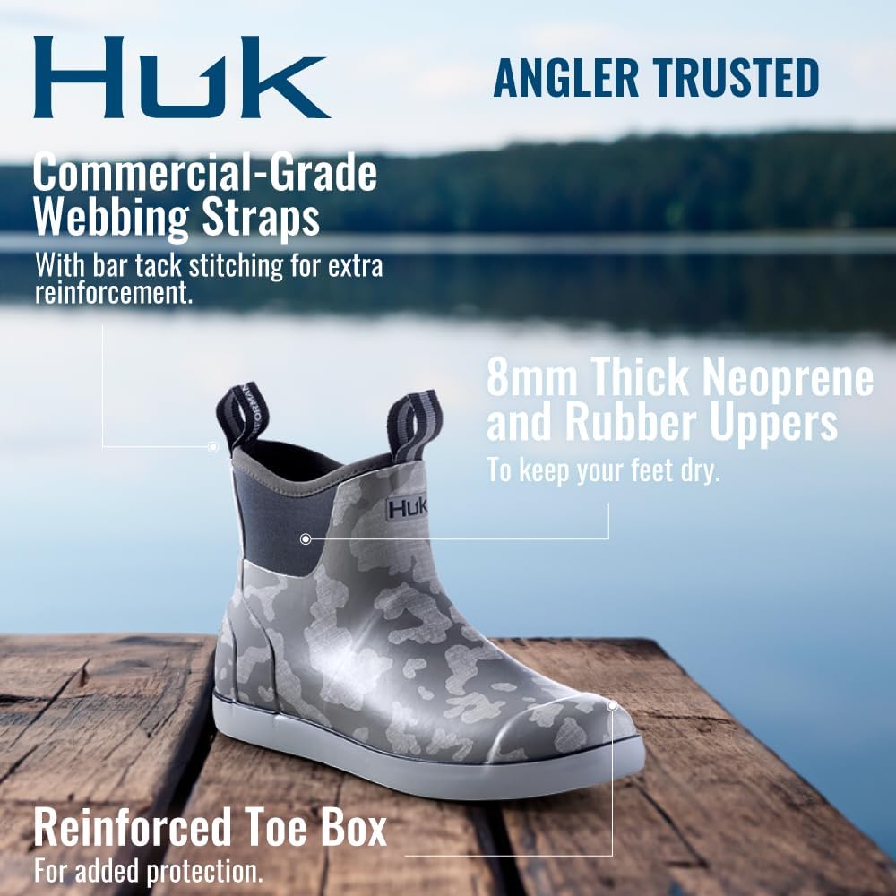 HUK mens Rogue Wave Shoe, High-performance Fishing & Deck Boot