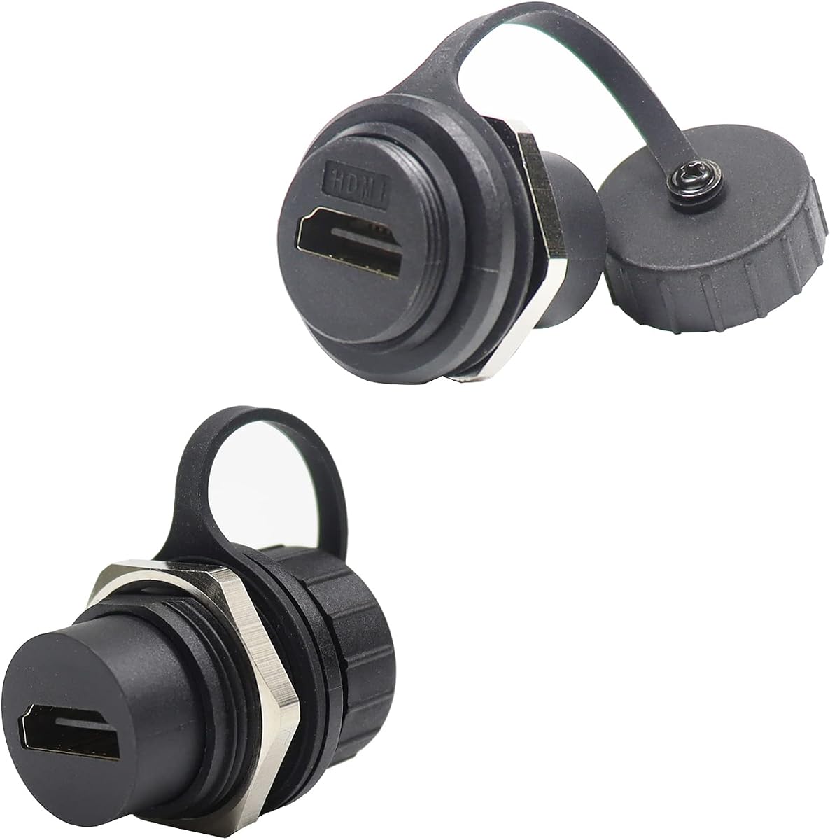 PENGLIN 2PCS Waterproof HDMI Panel Mount Coupler