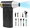 Compressed Air Duster-100000RPM Super Power Cordless Electric Air Blower Duster,3-Gear Adjustable Mini Blower with Fast Charging, Dust Blower for Computer, Keyboard, House, Outdoor and Car